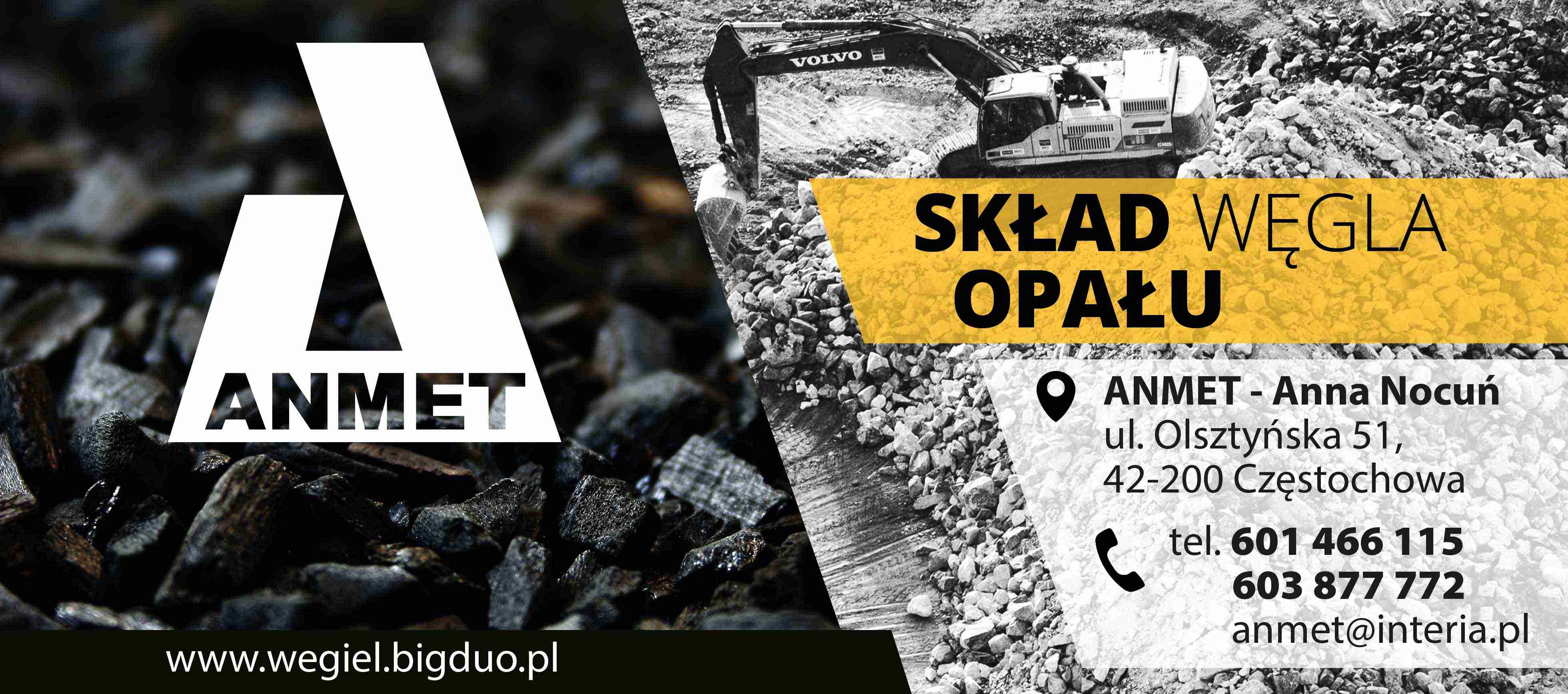 Skład Węgla Jagoda Piotrków Trybunalski ANMET Anna Nocuń SKŁAD WĘGLA CZĘSTOCHOWA skład opału skład węgla węgiel